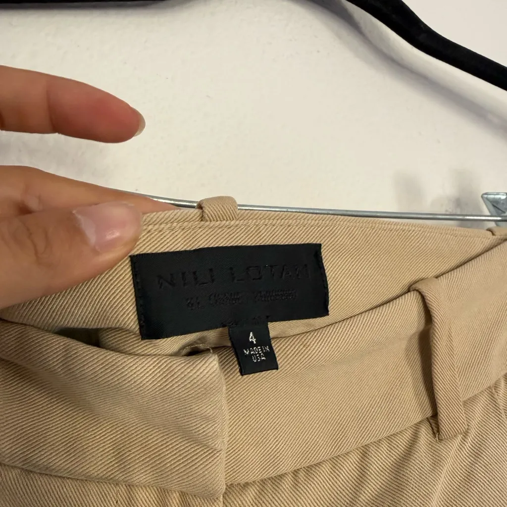 NILI LOTAN Napa Short Tan Size 4 - Image 9