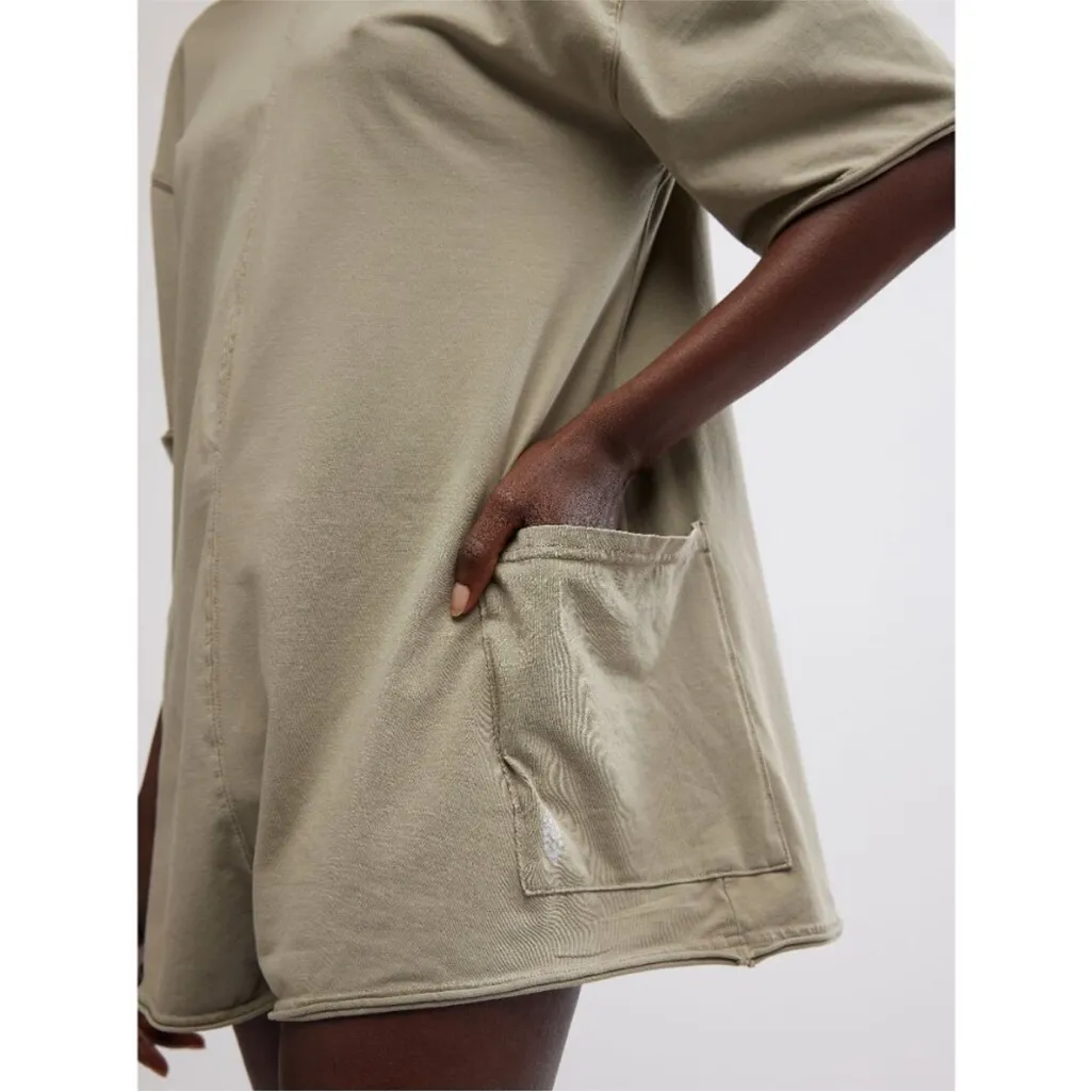 NWT FP Movement Hot Shot Tee Romper Green Size L - Image 5