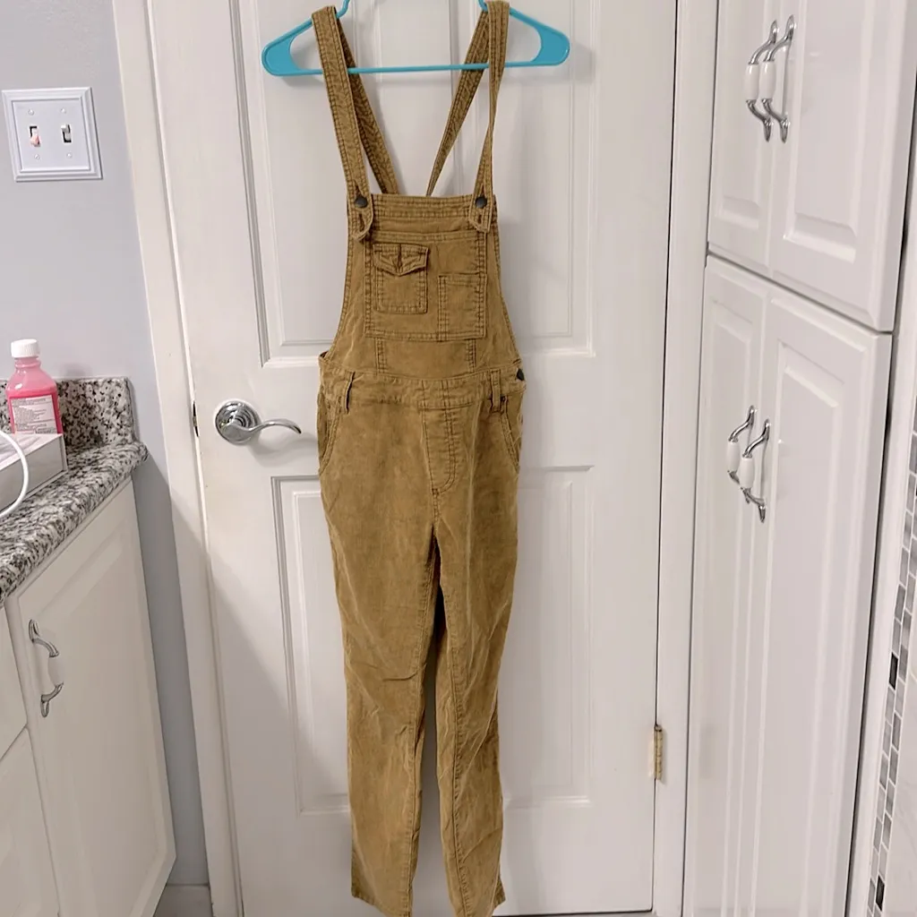 Distressed Corduroy Overalls - Image 2