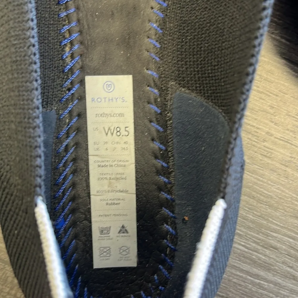 Rothy's Black Ballet flats.  Size 8.5 - Image 3