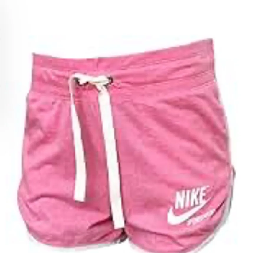 Nike Women's Sport Shorts in Pink with White Accents - Image 6