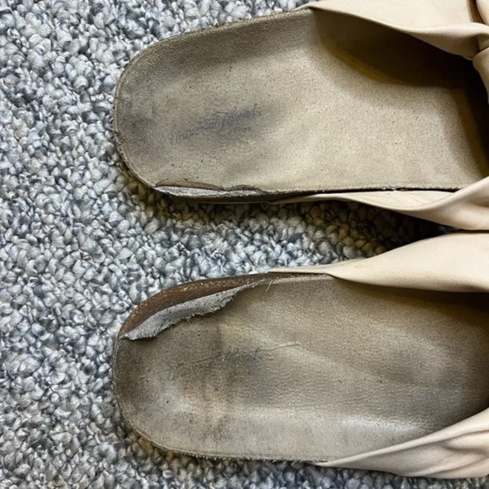 Women’s Cream Knot Slides Size 6 - Image 34