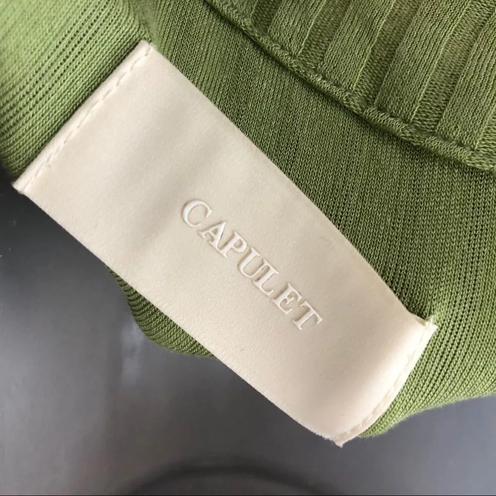 Capulet Raven Bodysuit Artichoke Rib NWT SAMPLE S - Image 7