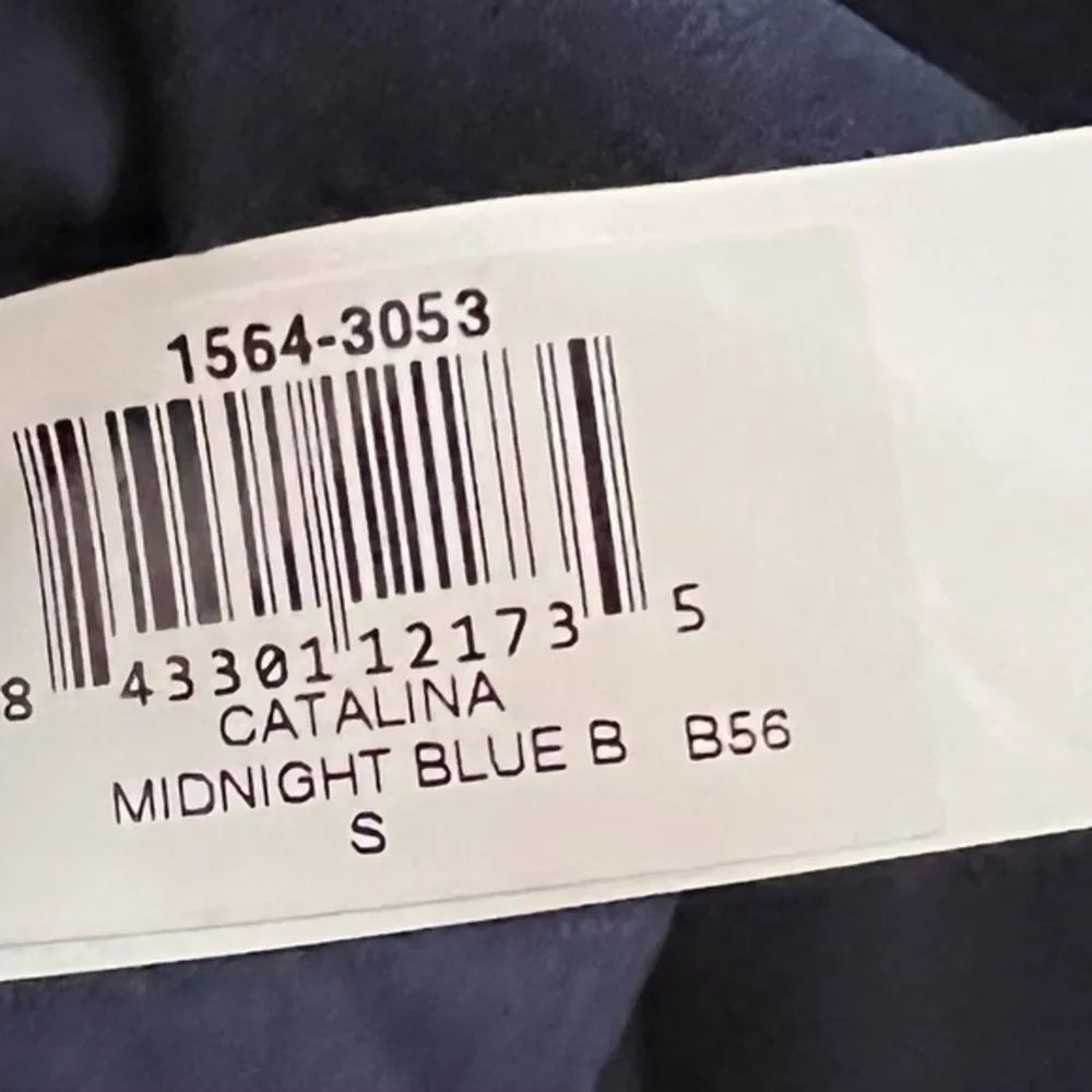 Dress the Population Catalina V-Neck Midnight Blue Fit & Flare Cocktail Dress S - Image 6