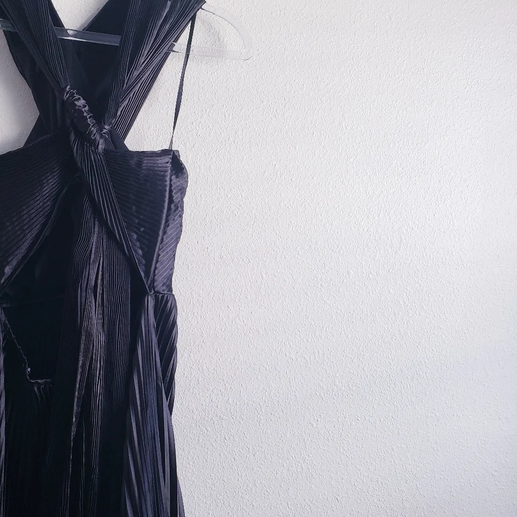 Sandra Pleated Maxi Dress Criss Cross New Without Tags - Image 9