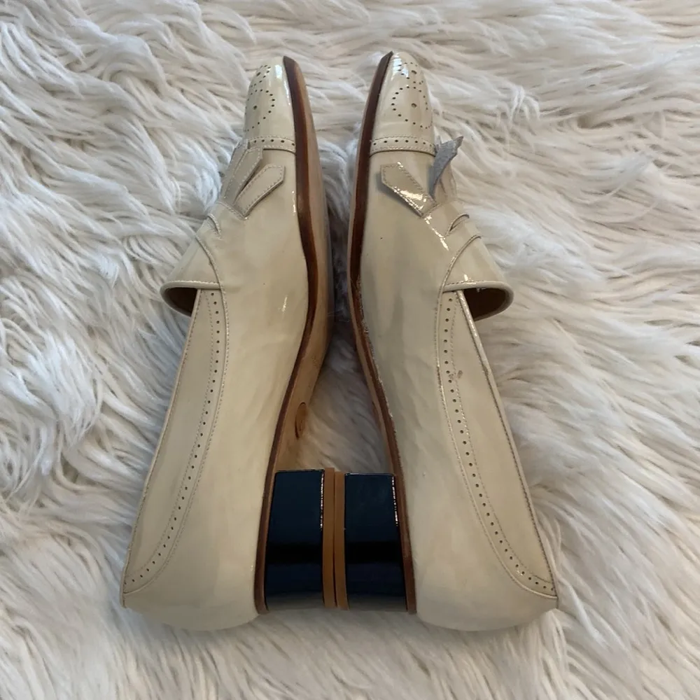 Te Casan Women's Cream Loafers size 41 Limited 100 NY Edition excellent cond - Image 11
