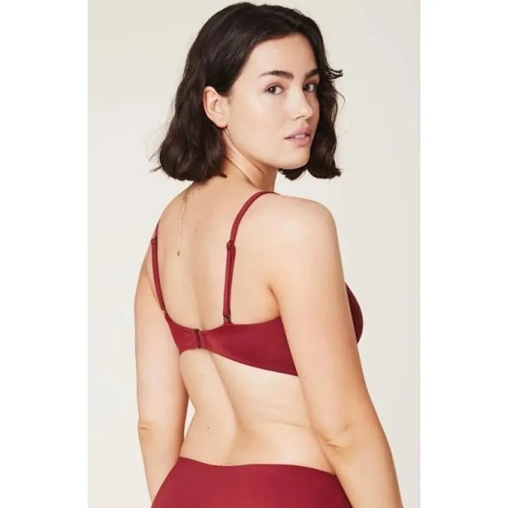 Andie Swim The Capri Bikini Top in Truffle L NWT - Image 4