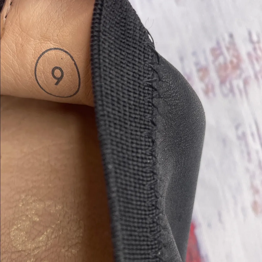 Yosi Samra Black Patent Ballet Flats Size 9 - Image 7