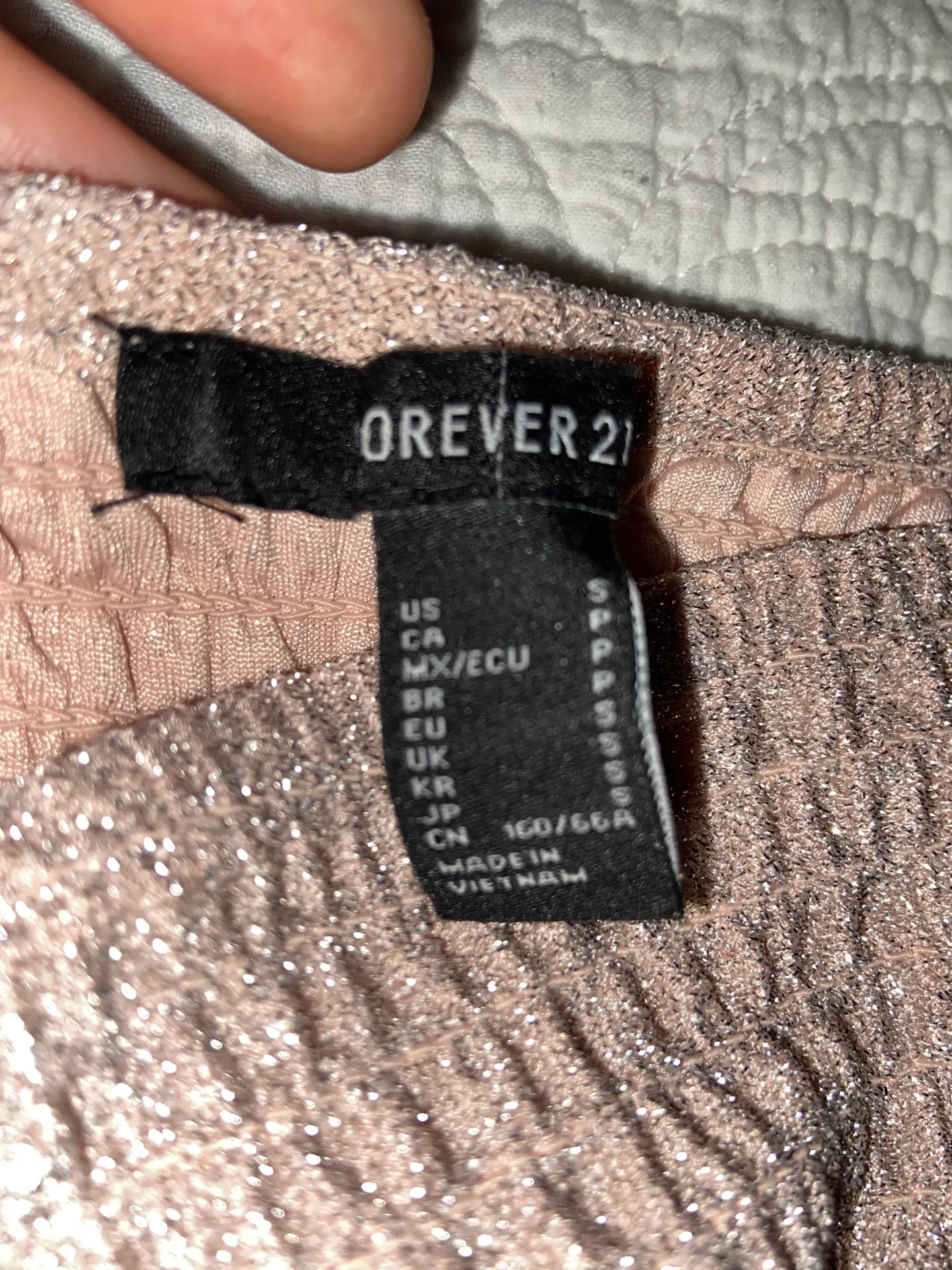 Forever 21 Sparkly Pink Skirt - Image 3