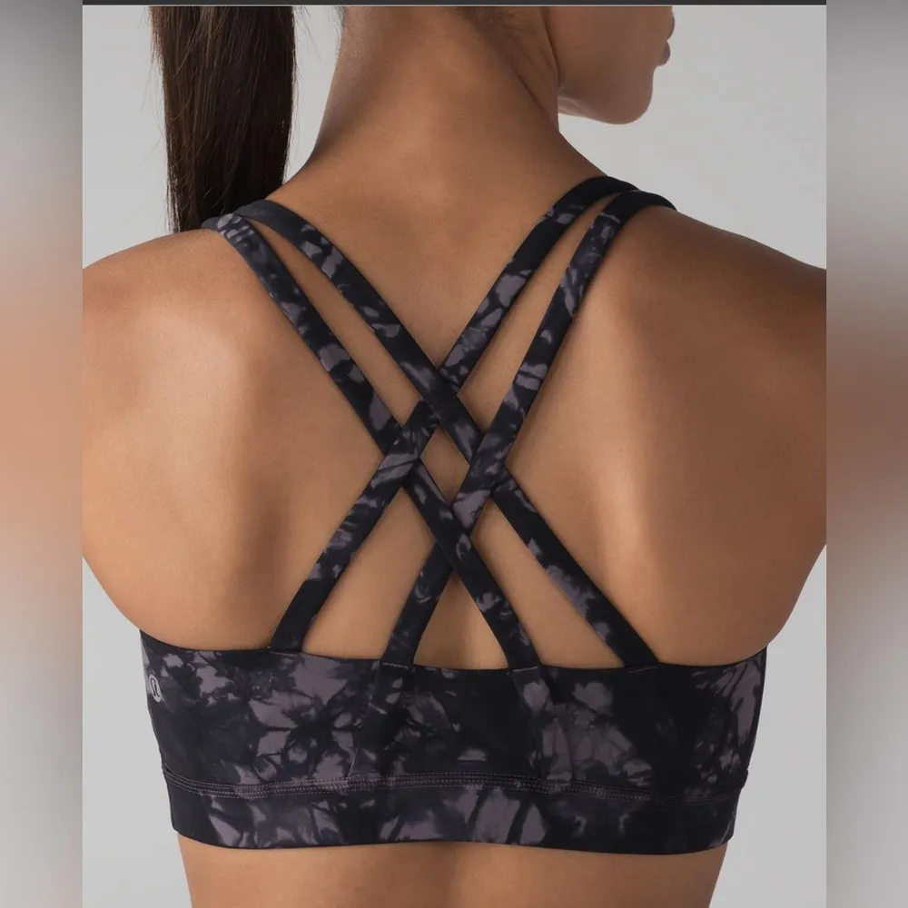 Lululemon Energy Bra in Shibori Magnum Black Size 4 - Image 2