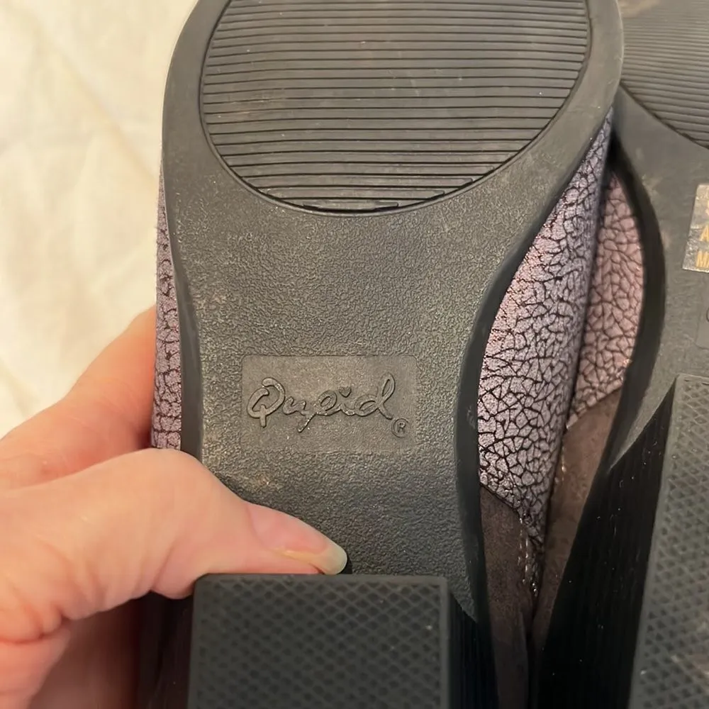 Qupid size 7 super cute ankle booties brown back and 2 tone front small heel EUC - Image 8