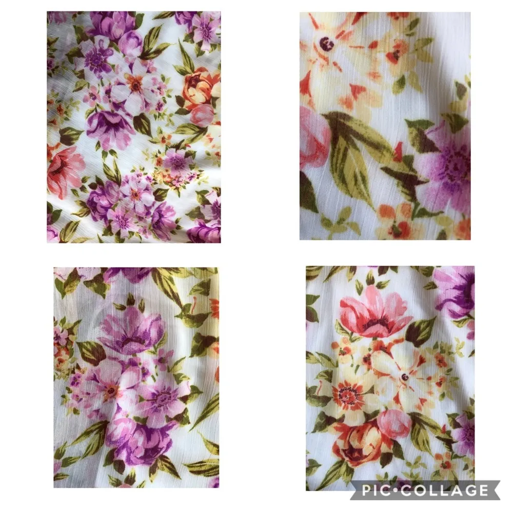 F21 vintage floral semi formal dress Sz M - Image 8