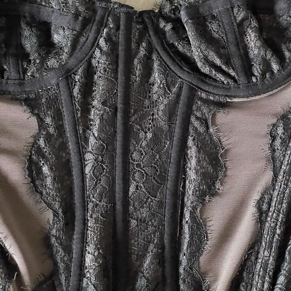 Urban Outfitters Womens Corset Small Edgy Whimsygoth Gothic Whimsical Witchy - Image 9