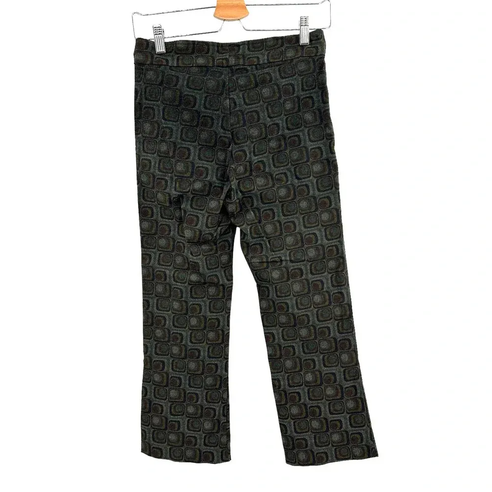 Avenue Montaigne Leo Printed Geometric Print Pants Size 2‎ Gray - Image 4