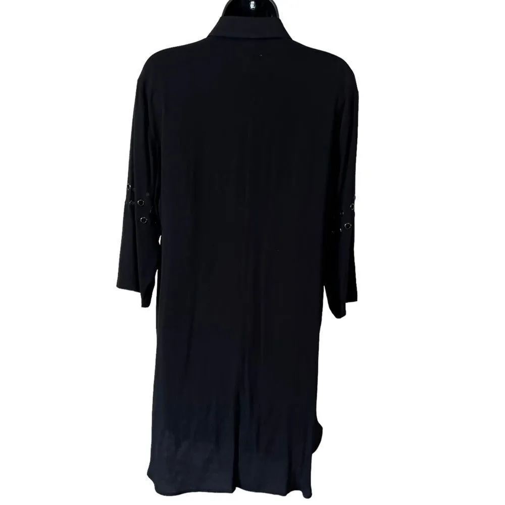 Muche et Muchette Dexter Grommet Tunic Black Size undefined - Image 11