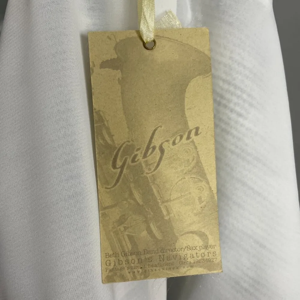 NWT Gibson Tweed Blazer Suit Jacket Size Small White Navy Metallic Gold Textured - Image 14