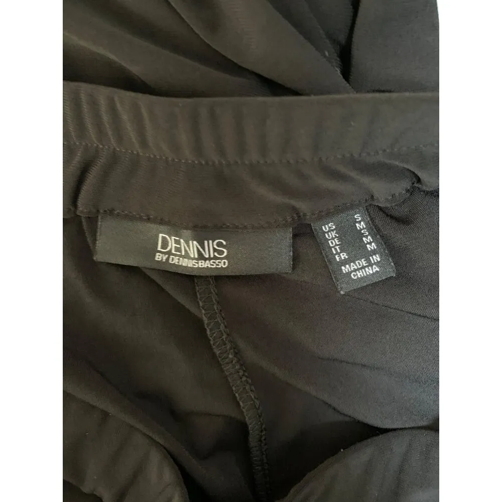 Dennis By Dennis Basso Womens Black Pants S Polyester & Spandex Made In China - Image 4