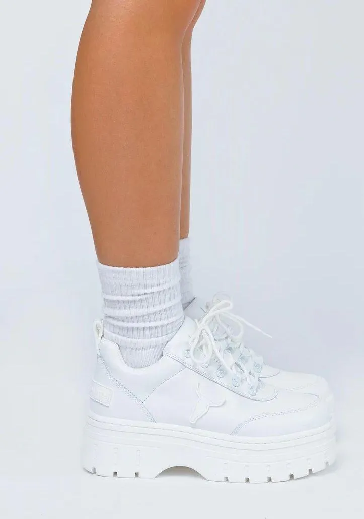 Windsor Smith White Lux Sneakers - Image 3