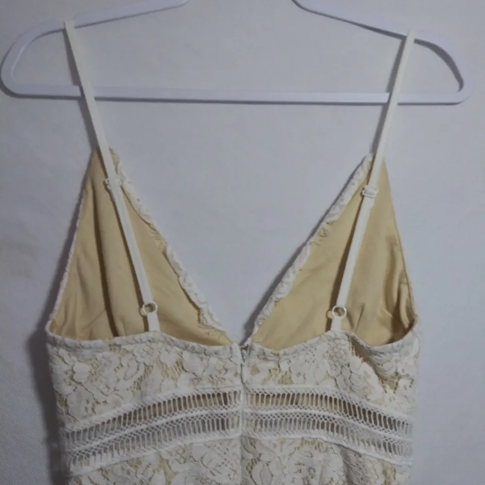 Superdown Remi Lace Mini Spaghetti Strap Dress Chic Wedding Size Small - Image 5