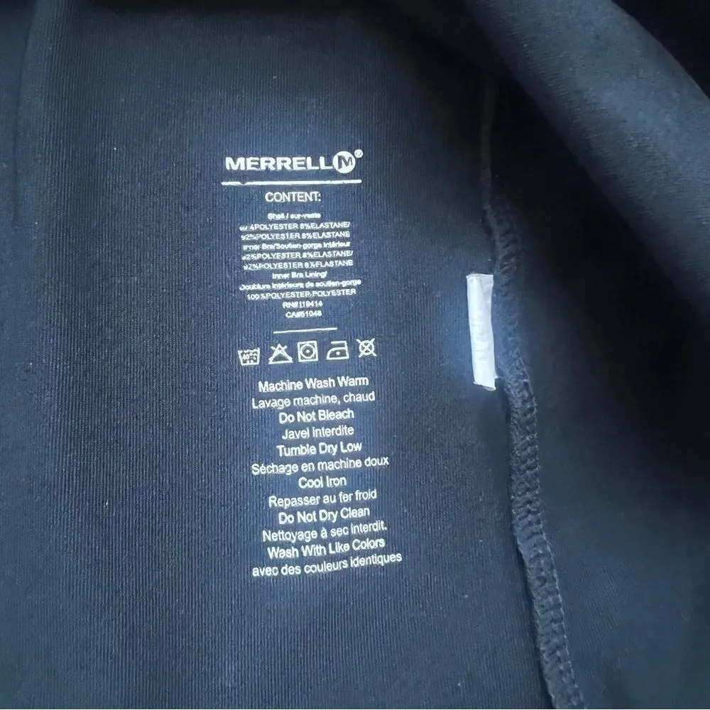 Merrell Opti-Wick Lily UPF 50+ Black Dress Size XS Active Sport Athletic Dress - Image 12