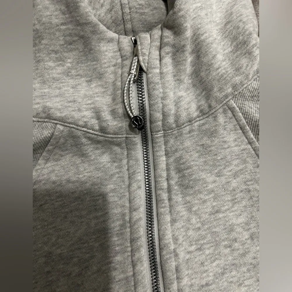 Lululemon Grey Oversized Scuba Half Zip Hoodie - Image 7