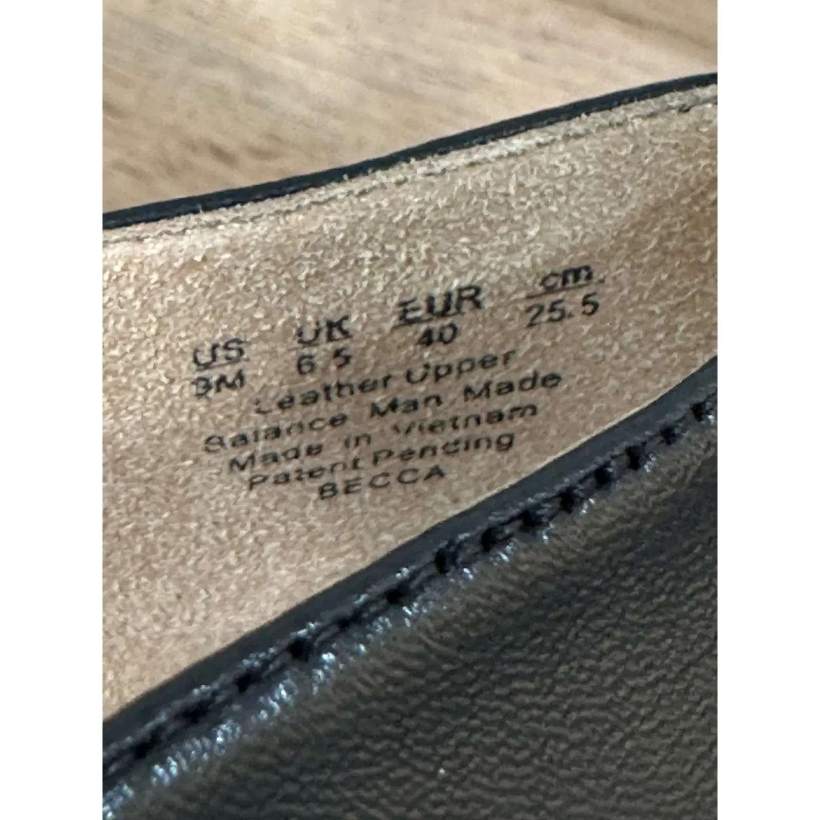 Naturalizer Women's Dressy Becca Flat Black Leather 9 NIB Office Metallic Detail - Image 14