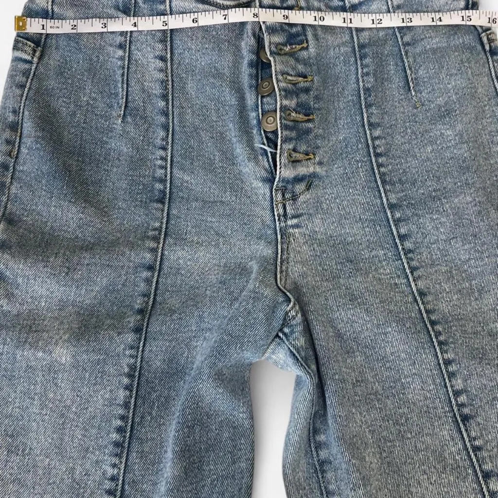 Women's High Rise Gray Jeans Blue Size 13 - Image 5