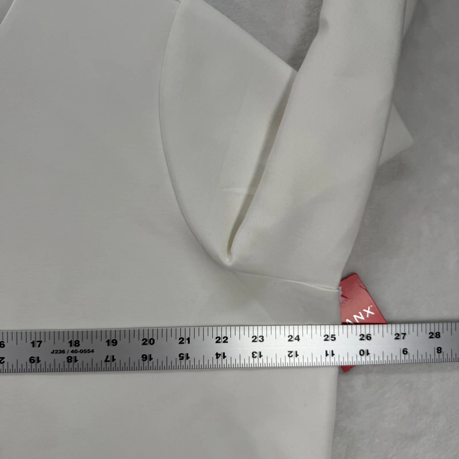 SPANX Airessentials‎ Cropped Pullover Long Sleeve Top White Athleisure 2X - Image 2