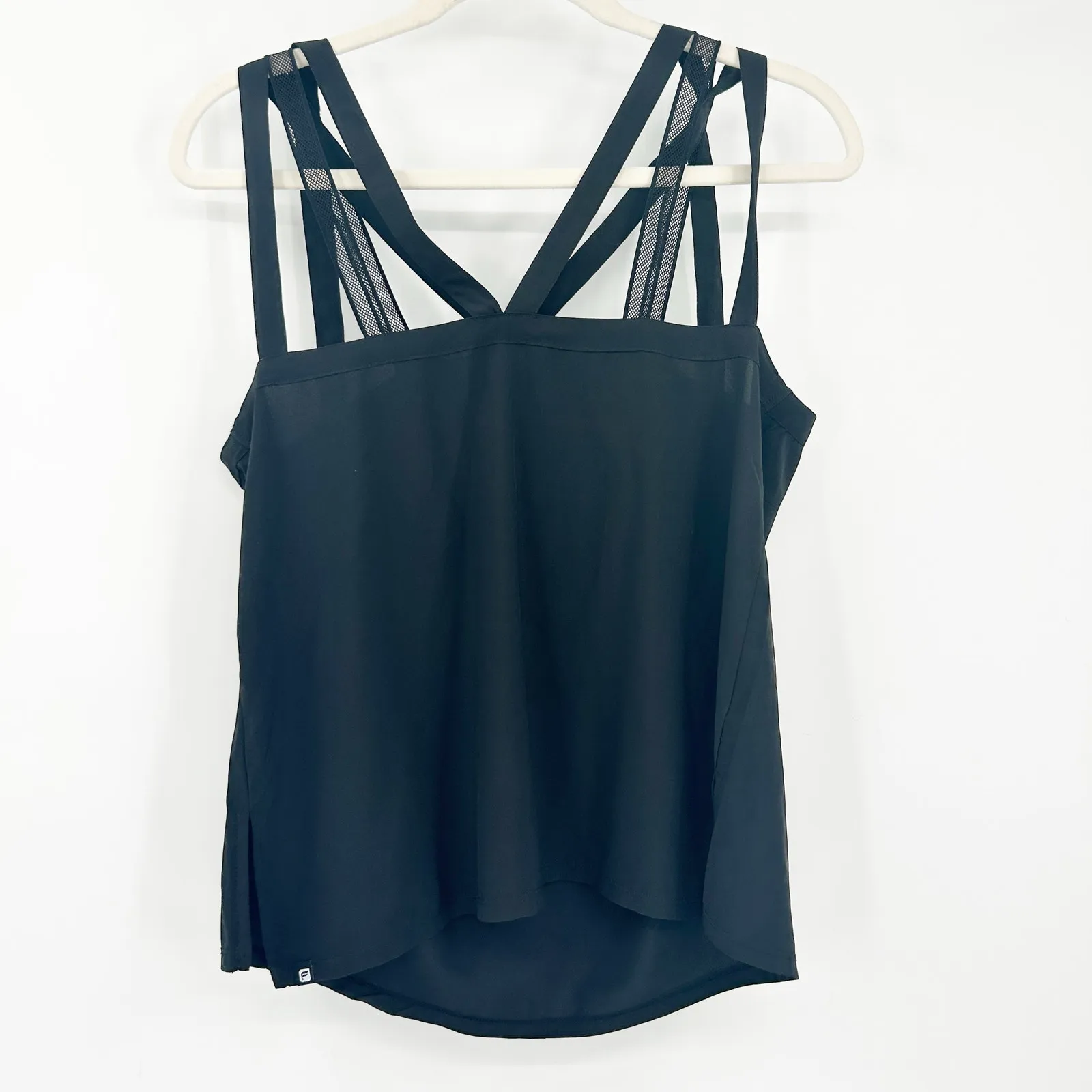 NWT Fabletics Womens Liza‎ Silky Strappy Athleisure Active Tank Top Size S Black - Image 8