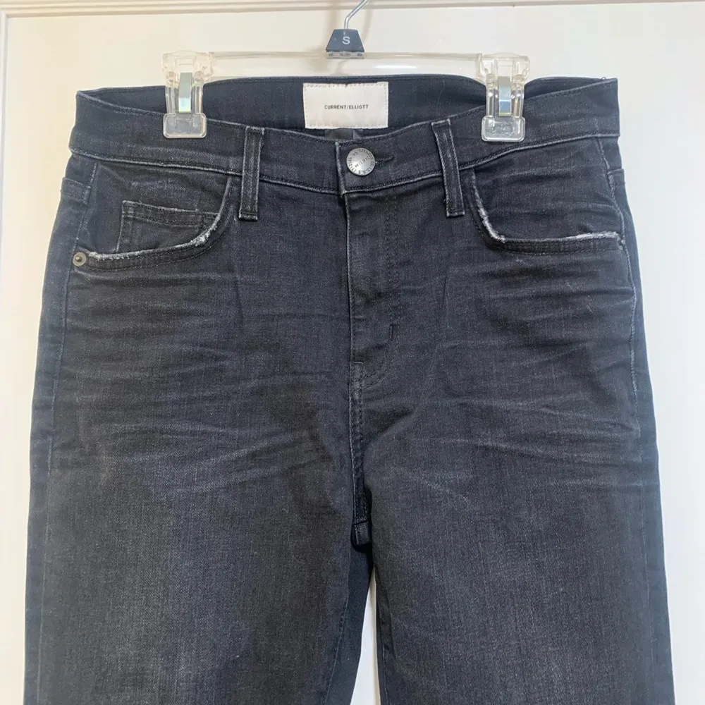 Current/Elliott | The Highwaist stiletto jean’s with raw hem size 29 - Image 9
