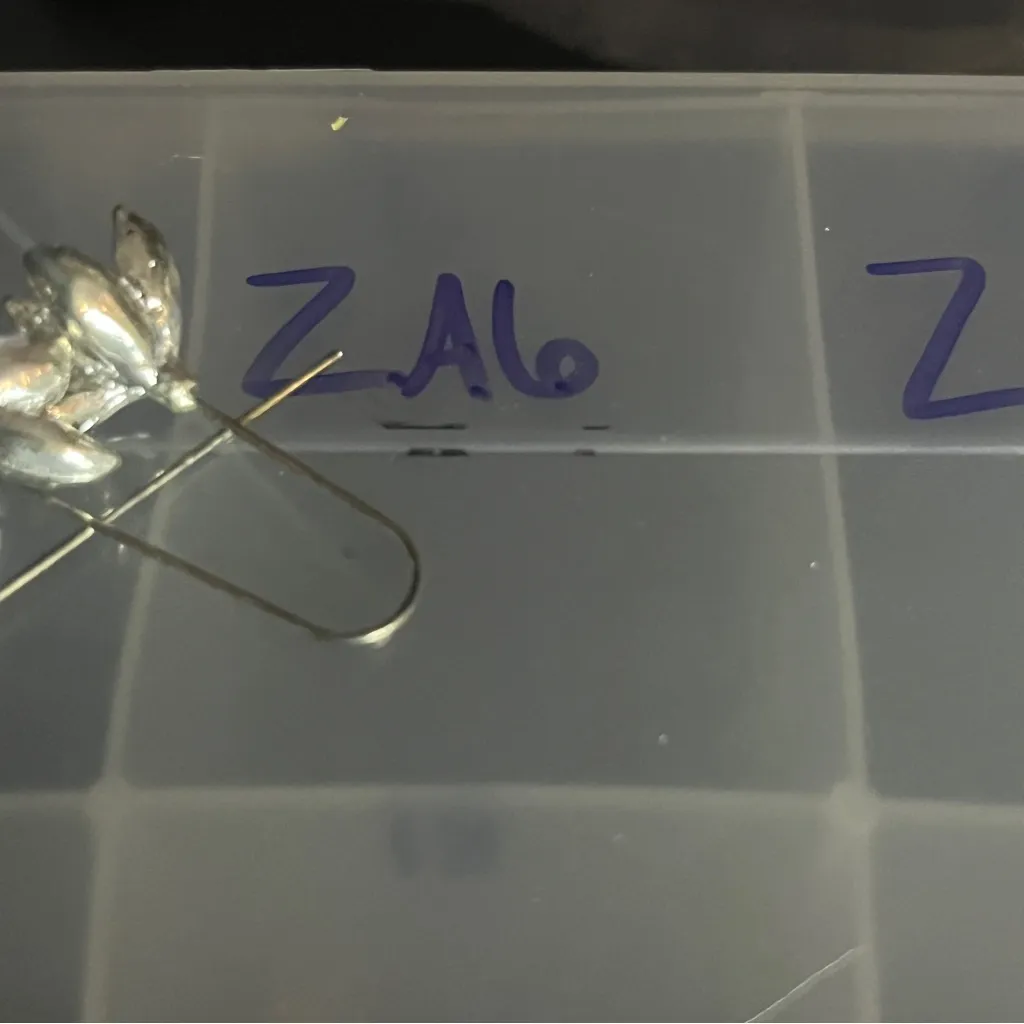 Milkweed Blossom Drop Earrings by Theresa Applegate Silver - Image 6