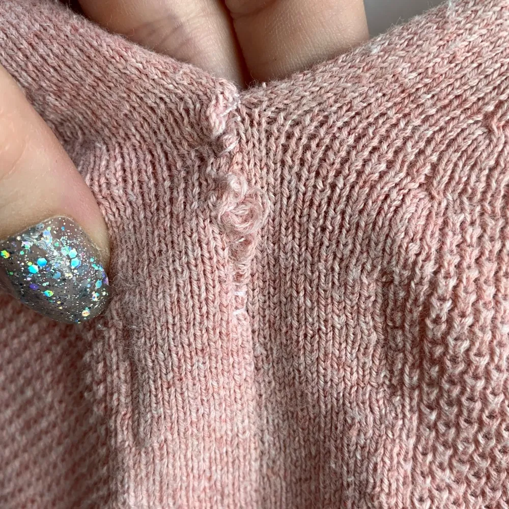 Lou & Grey Pink Open Cardigan Sweater - Image 8