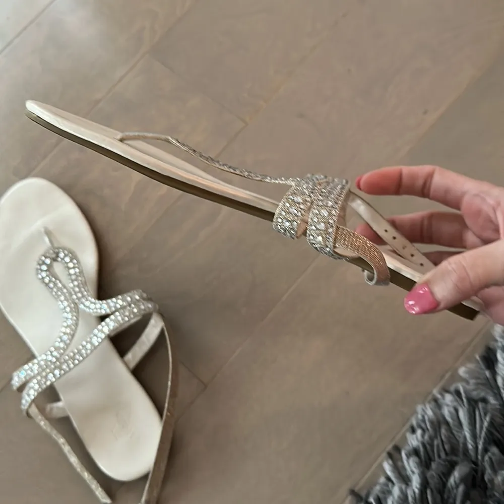 David’s bridal studio Rhinestone sandals - size 10 - Image 2