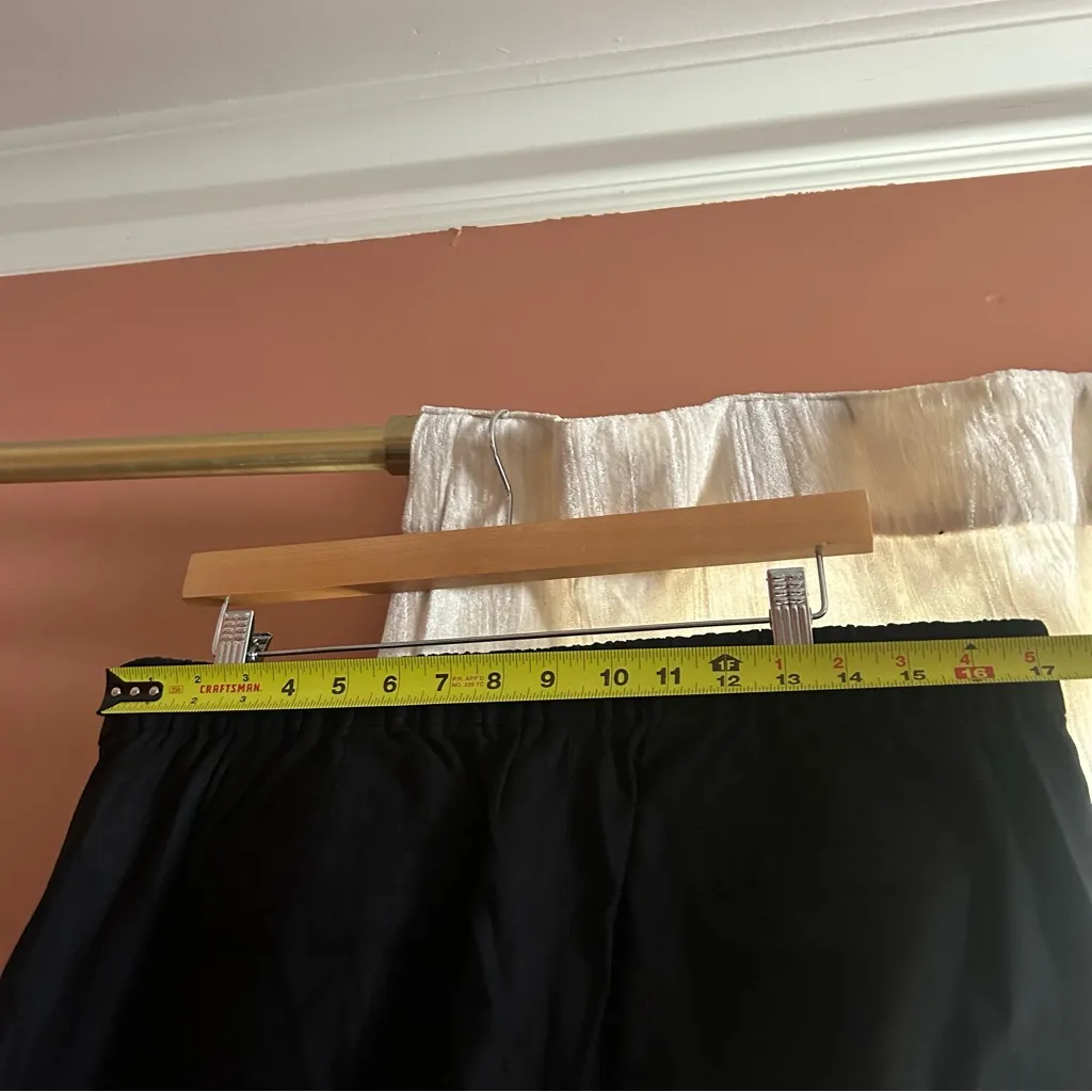 J. Crew Linen-cotton Blend Sailor Pants Black Straight Leg NWT $98 Size‎ 14 - Image 8