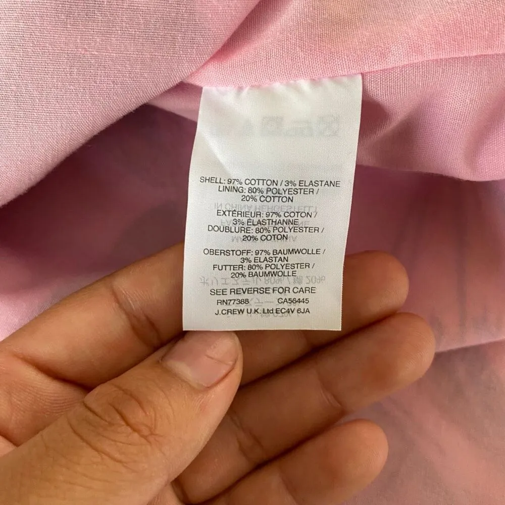 J.Crew Floral Sundress Small Pink Tropical Print Spaghetti Strap Summer Dress - Image 7