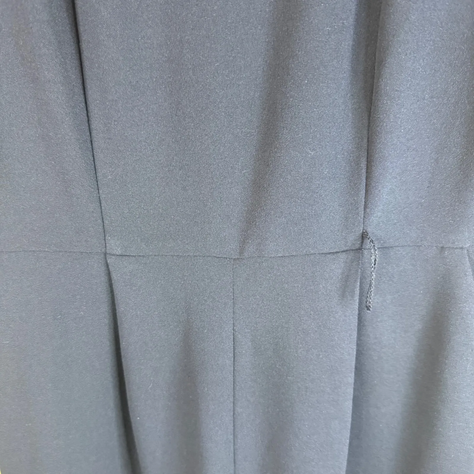 Calvin Klein Navy Blue Cap Sleeve Wide Leg Jumpsuit Women's Size 6 Corporate - Image 6