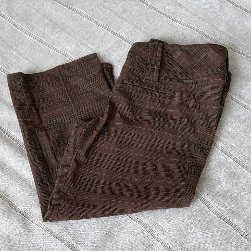 Copper Key  Y2k Brown Plaid Capris - Image 9