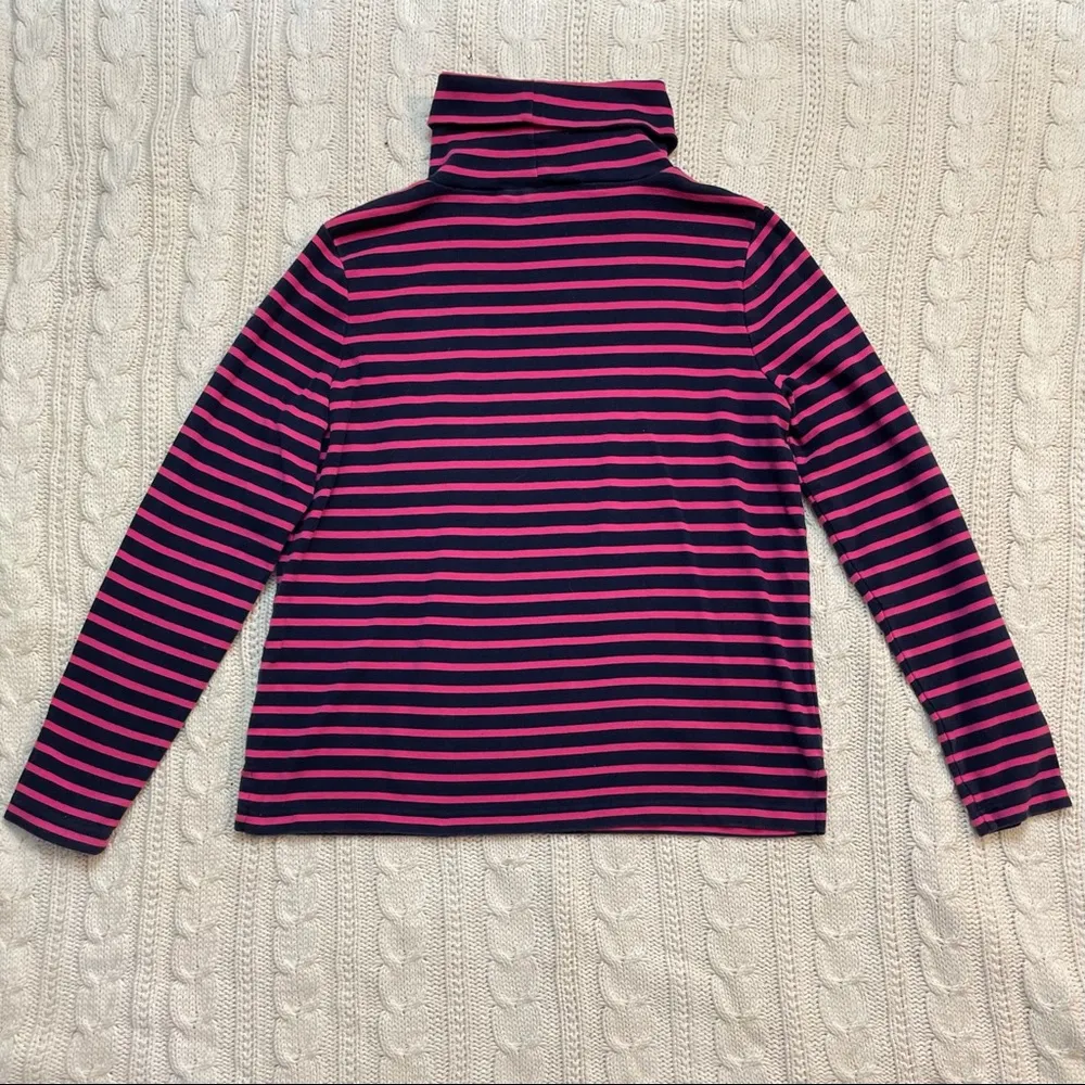 Vineyard Vines Striped Long Sleeve Turtleneck - Image 2