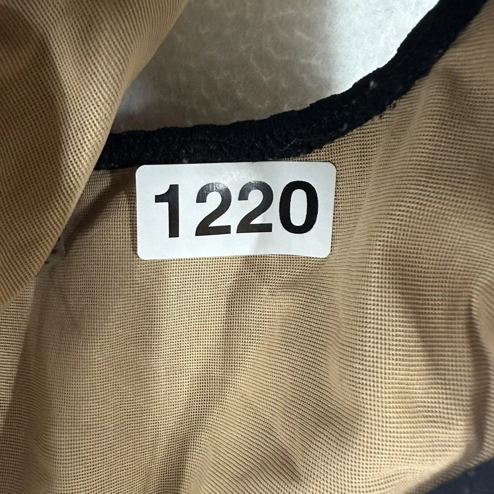 Matthew Bruch Ribbed One Piece Bodysuit Womens 2 Black - Image 8