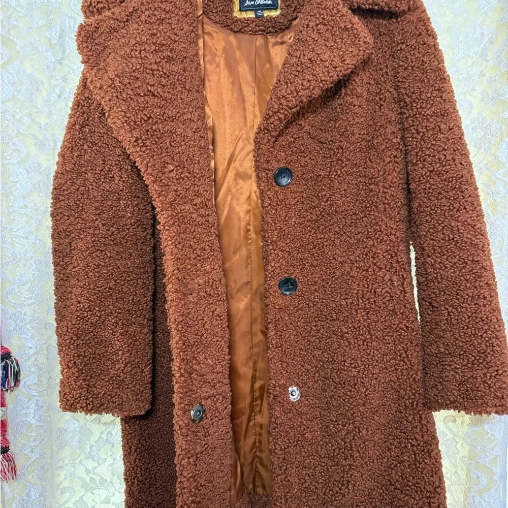 Sam Edelman Brown Teddy Coat XS - Image 12