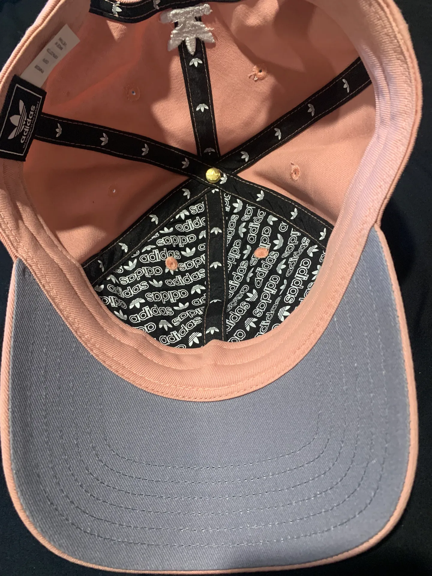 Adidas Pink Ball Cap - Image 3