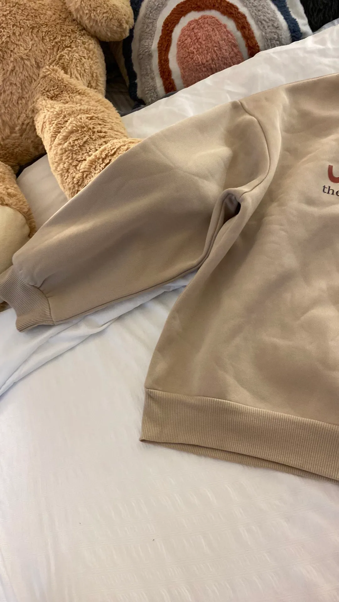 Jesus sweatshirt Brown Size M - Image 4