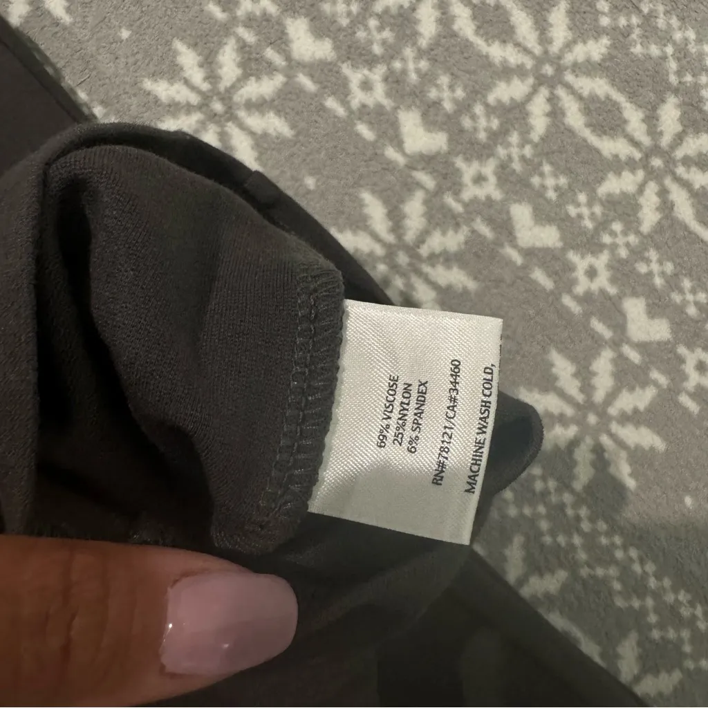 Eileen Fisher‎ Gray Stretchy Pants FOVS-2 Size 12 - Image 4