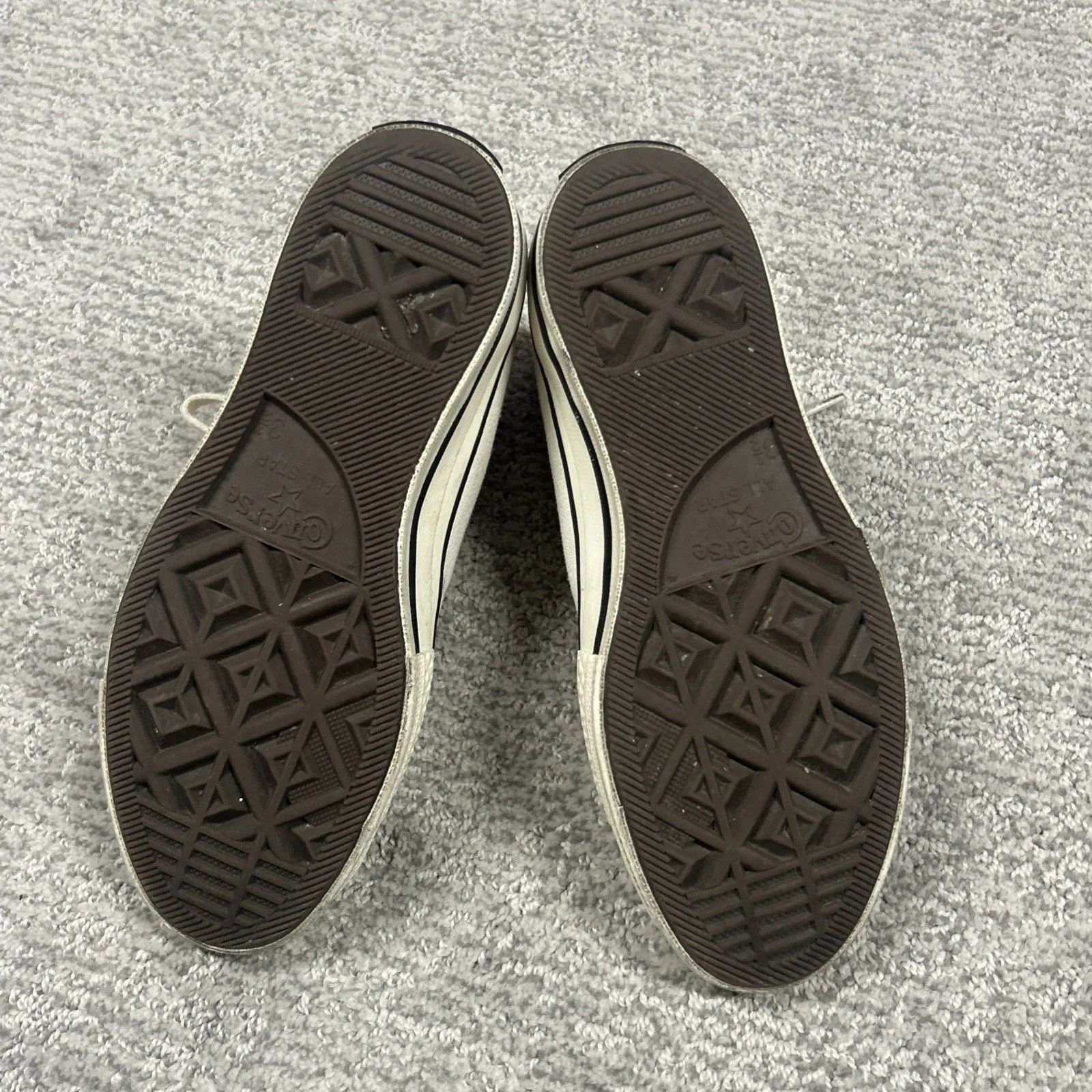 Converse Chuck Shoes Womens 5.5 70s Egret Golden Repair High Top Floral Sneakers - Image 9