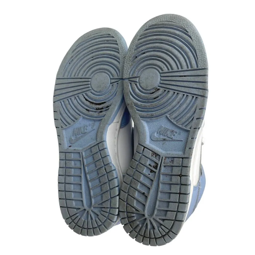 Nike Dunk High Womens White Aluminum Leather Lace Up Athletic Sneakers Shoes 7 - Image 4