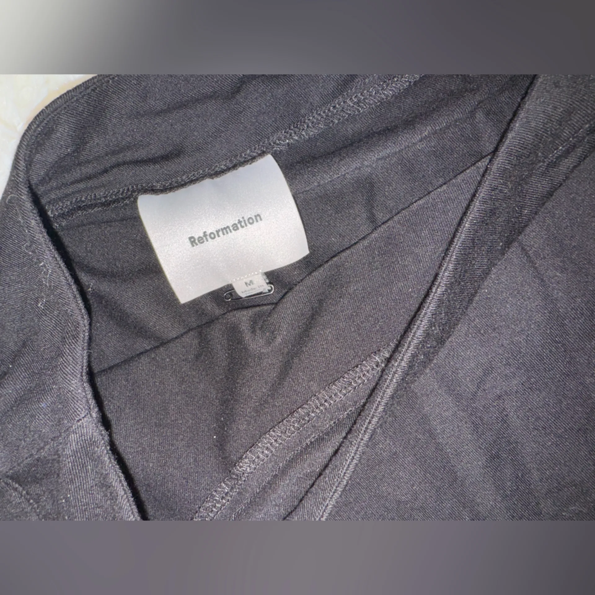 NWOT Reformation Willow Knit Long Sleeve mini Dress Tunic Size M - Image 4