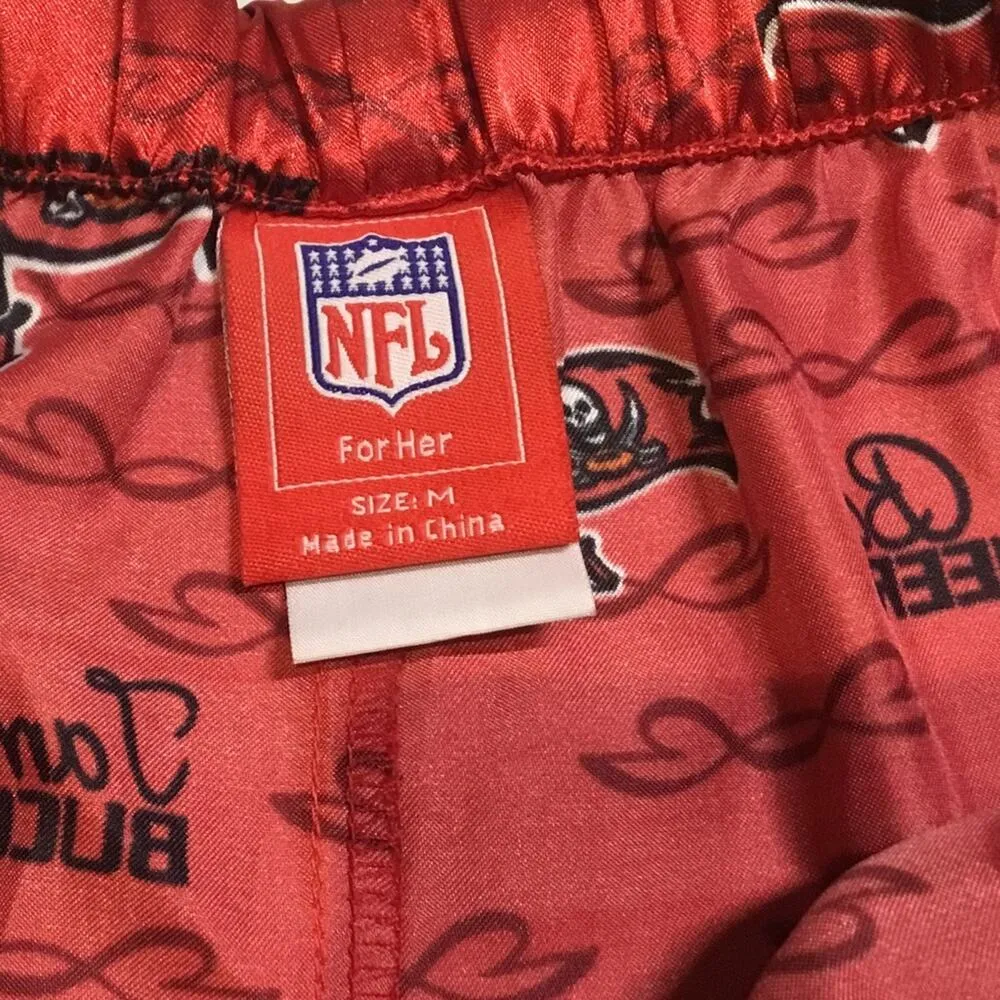 Official NFL Tampa Bay Buccaneers Silky Women’s Lounge Pants - Image 4