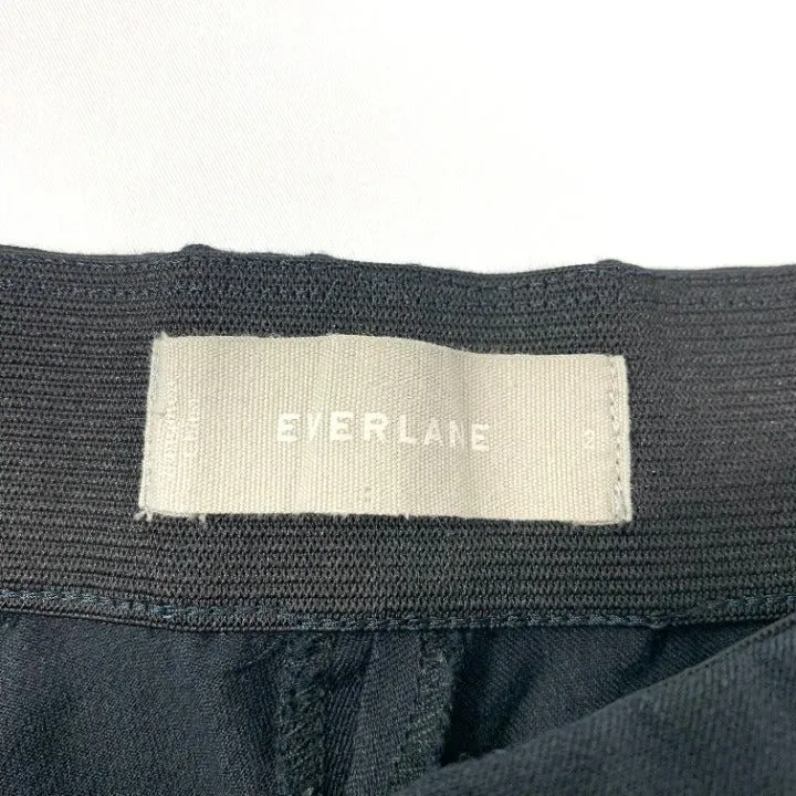 Everlane  Flat Front‎ Pants Women's 2 Black - Image 6