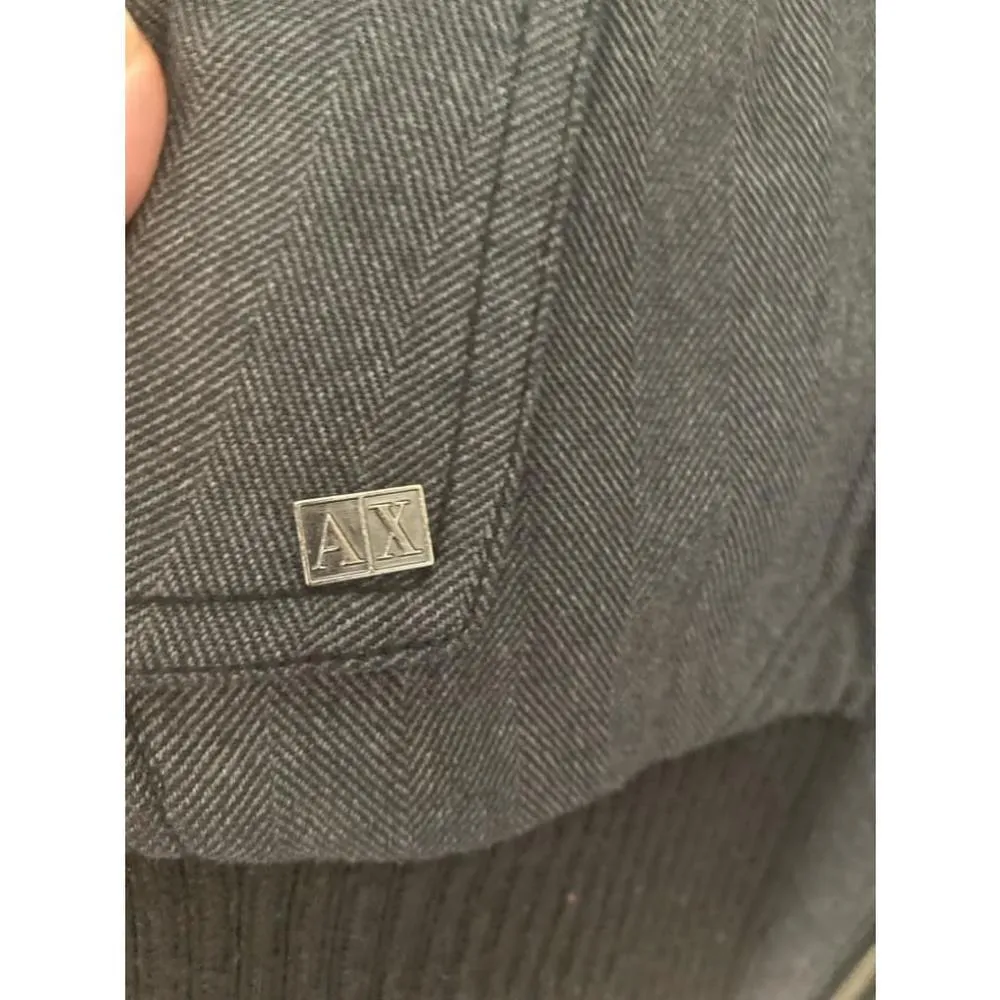 Armani Exchange denim fully lined coat size medium - Image 3