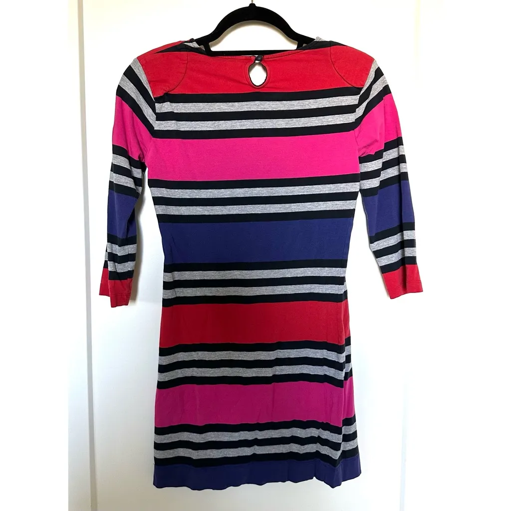 French Connection Multicolor Jag Stripe Dress - Image 5